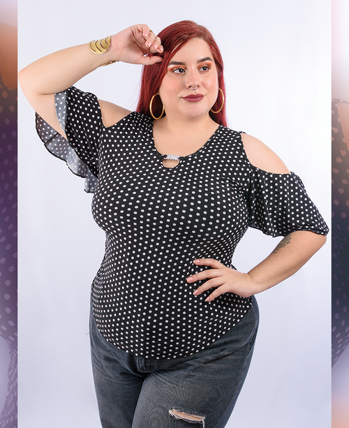 Blusa Talla Grande Desfile de Reinas