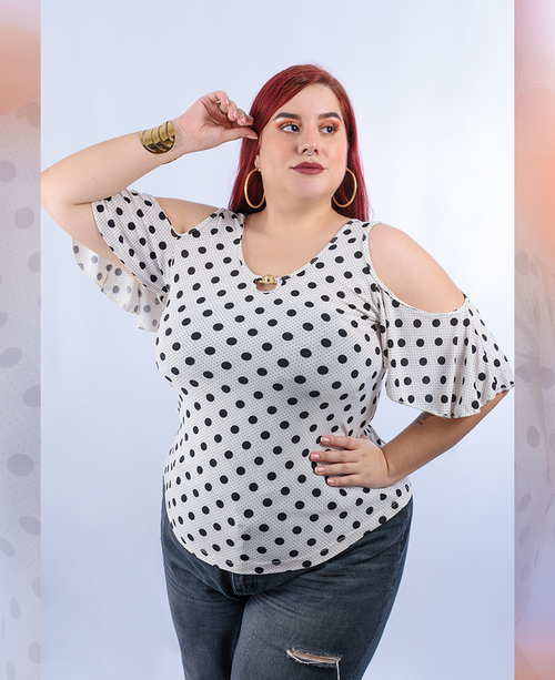 Blusa Talla Grande Desfile de Reinas