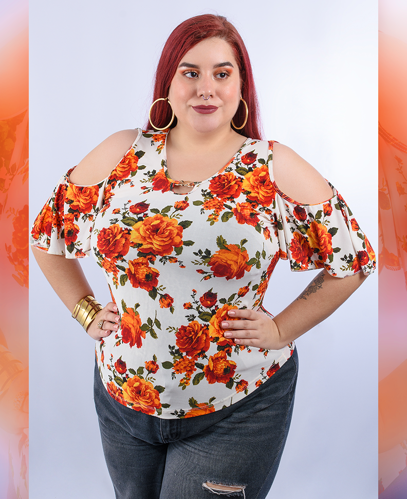 Blusa Talla Grande Desfile de Reinas