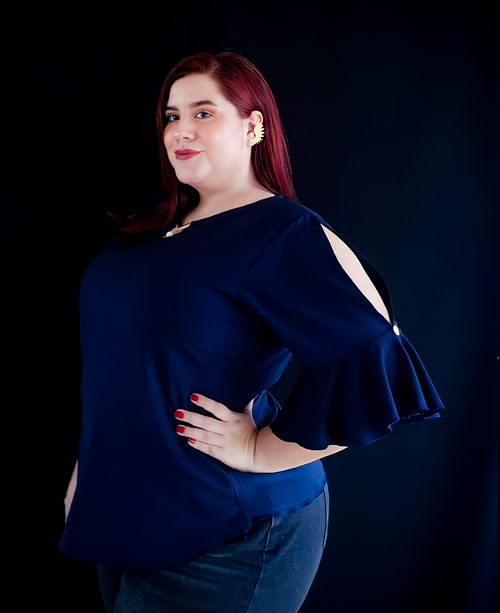 Blusa Talla Grande Colección Majestuosa Moda Plus