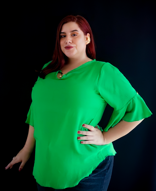 Blusa Talla Grande Colección Majestuosa Moda Plus